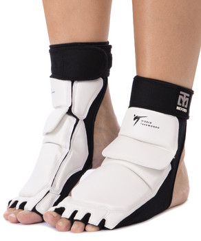 Protecție picior pentru Taekwondo MTA S-XL alb 87099
