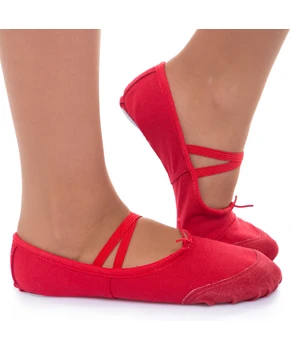 Papuci de balet roșu U0007