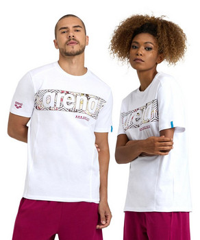 Tricou arena T-SHIRT LOGO COTTON 005336
