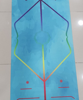 Yoga mat suede rubber two-layer 3mm 840393