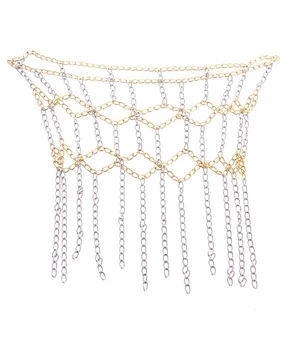 Plasă de baschet din metal rezistentă la Vandal 1 buc 88288