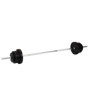 Bar atletic cu plastic.discuri(67kg) 801367