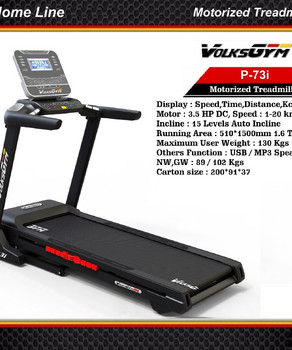 banda de alergat pentru exerciții VolksGYM  P73i