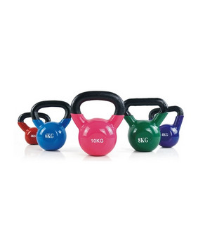 Greutate din fontă cu acoperire de vinil 4 kg 801384