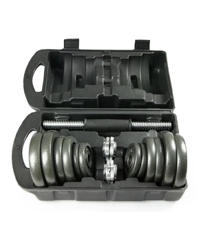 Gantere demontabile 2x10kg metall inox, carcasa din plastic  Y90201