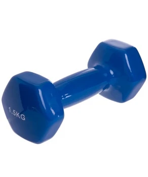 Gantere acoperite cu vinil 1x1.5 kg A8015