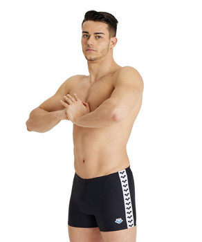 COSTUM BAIE BARBATI arena ICONS SWIM SHORT SOLID 005050
