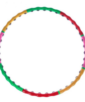 Hoop cu roți de masaj, pliabil, 98 cm, 85088