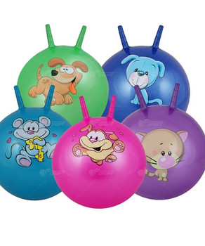 fitball pentru copii cu coarne d-55cm 8405055